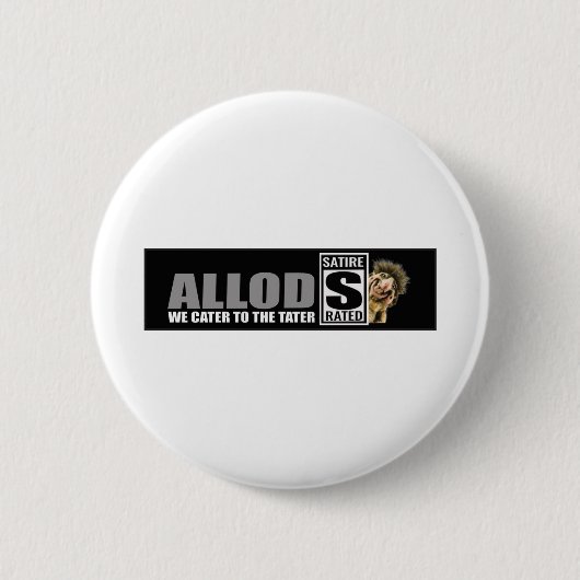 ALLOD Satire logo merch Ronde Button 5,7 Cm (Voorkant)