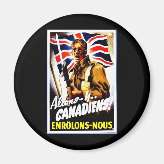 Allons - Y, Canadiens! Magneet (Voorkant)