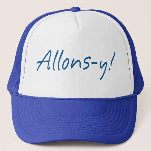 Allons-y Trucker Pet (Voorkant)