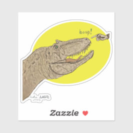 Allosaurus Boop Sticker