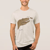 Allosaurus Boop T-shirt Front Design & Back (Voorkant)
