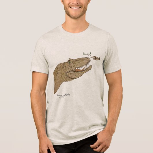Allosaurus Boop T-shirt Front Only Design (Voorkant)