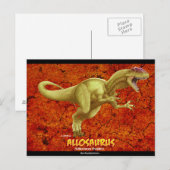 Allosaurus Briefkaart (Voorkant / Achterkant)