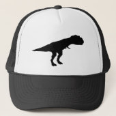 Allosaurus Dino Dinosaur Silhouette Trucker Pet (Voorkant)