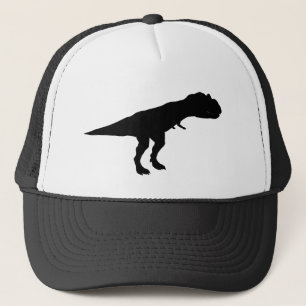 Allosaurus Dino Dinosaur Silhouette Trucker Pet