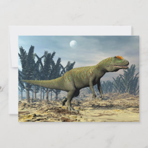 Allosaurus dinosaur - 3D rendering