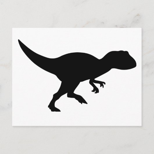Allosaurus Dinosaur Briefkaart (Voorkant)