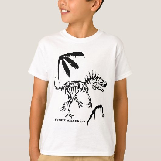 Allosaurus door Fossil Shack T-shirt (Voorkant)