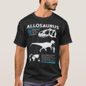 Allosaurus — Feetblad T-Shirt (Voorkant)