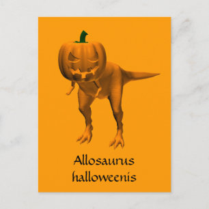 Allosaurus halloweenis briefkaart