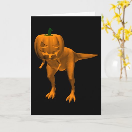 Allosaurus halloweenis kaart (Gele Bloem)