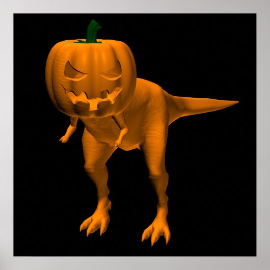 Allosaurus halloweenis poster (Voorkant)