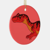 Allosaurus Keramisch Ornament (Rechts)