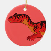 Allosaurus Keramisch Ornament (Voorkant)