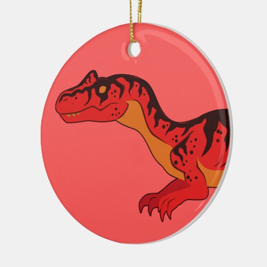 Allosaurus Keramisch Ornament (Links)