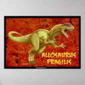 Allosaurus Poster (Voorkant)