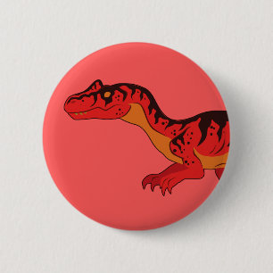 Allosaurus Ronde Button 5,7 Cm