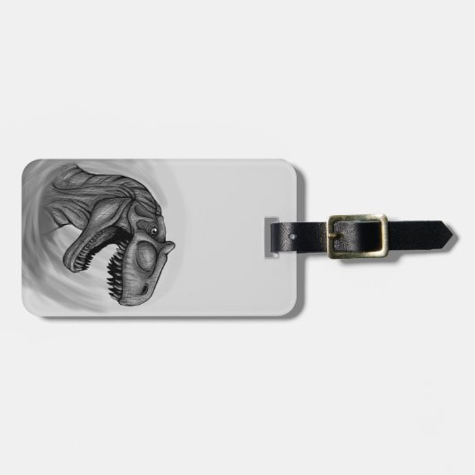 Allosaurus Sketch Bagagelabel (Voorkant horizontaal)