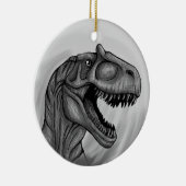 Allosaurus Sketch Keramisch Ornament (Rechts)