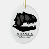 Allosaurus Skull Keramisch Ornament (Rechts)