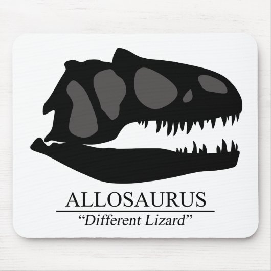 Allosaurus Skull Muismat (Voorkant)