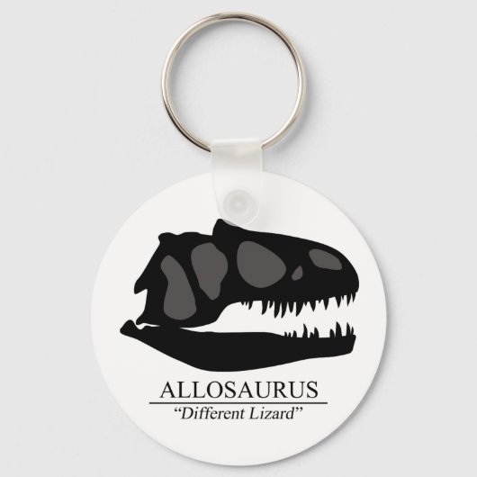 Allosaurus Skull Sleutelhanger (Voorkant)