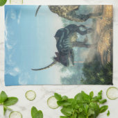 Allosaurussen Theedoek (Gevouwen)