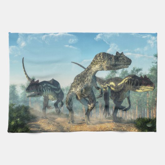 Allosaurussen Theedoek (Horizontaal)