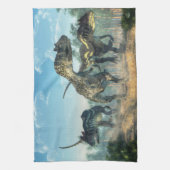 Allosaurussen Theedoek (Verticaal)