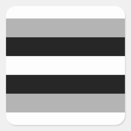 Allosexual Pride Flag  Vierkante Sticker (Voorkant)