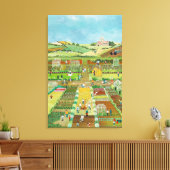 Allotatie Canvas Afdruk (Insitu (Woonkamer))