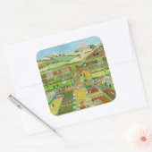 Allotatie Vierkante Sticker (Envelop)