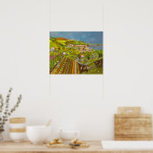 Allotment above Mousehole Poster (Keuken)