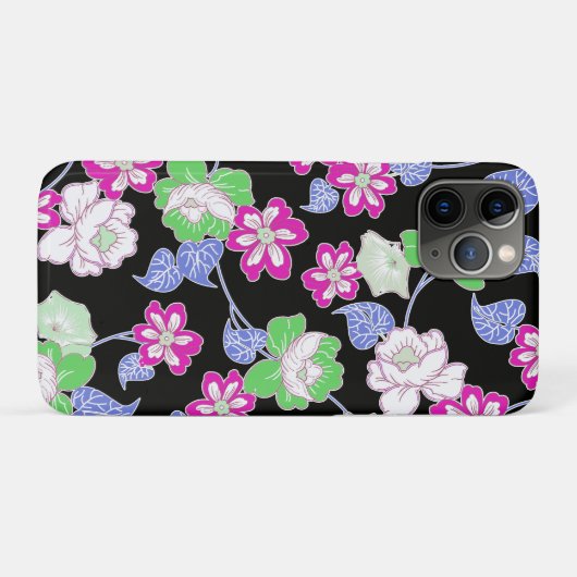 allover bloemen Case-Mate iPhone case (Achterkant (horizontaal))