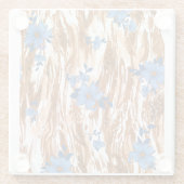 allover bloemen glazen onderzetter (Achterkant)