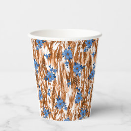 allover bloemen papieren bekers