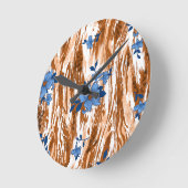 allover bloemen ronde klok (Hoek)