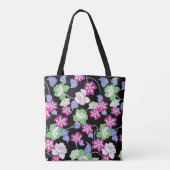 allover bloemen tote bag (Achterkant)