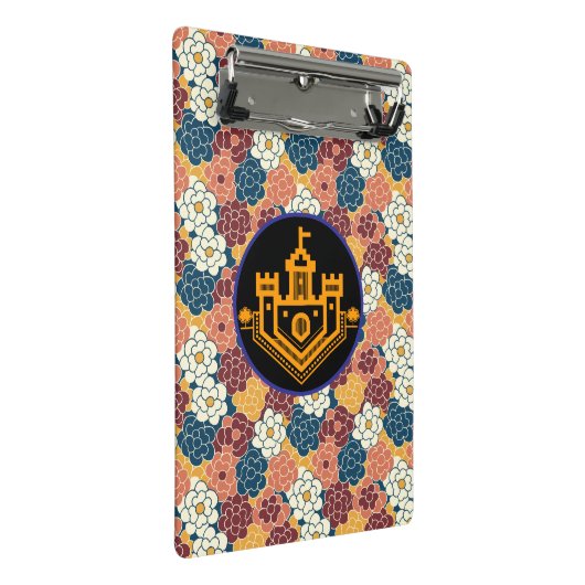 allover flower design mini klembord (Schuin)