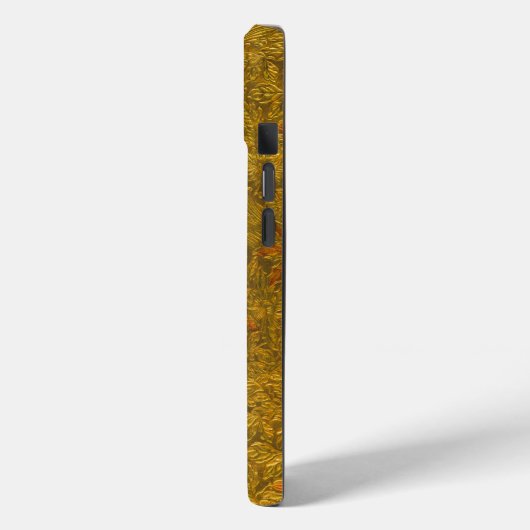 allover in reliëf gemaakt bloemmotief Case-Mate iPhone case (Achterkant / Links)