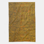  allover in reliëf gemaakt bloemmotief theedoek (Verticaal)