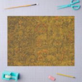 allover in reliëf gemaakt bloemmotief tissuepapier (Craft)