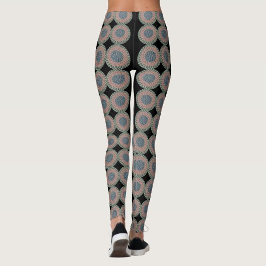 Allover-Leggings voor vrouwen Leggings (Achterkant)