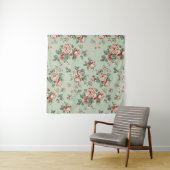 Allover multi motief bloemen ornament Naadloos pat Wandkleed (In Situ (horizontaal))