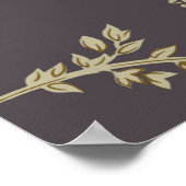 Allover multi-motieven bloemen ornament naadloos d poster (Hoek)