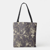 Allover multi-motieven bloemen ornament naadloos d tote bag (Achterkant)