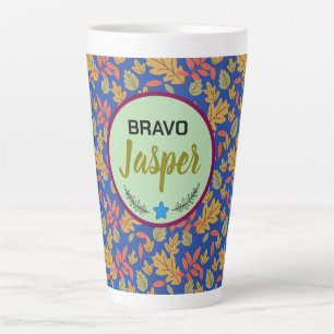 allover-ontwerp latte mok