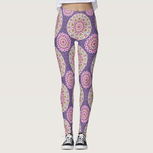 allover-patroonontwerp leggings (Voorkant)