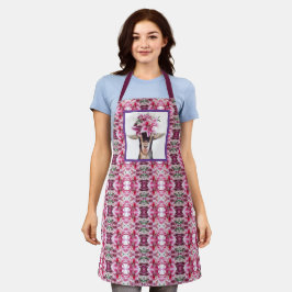 Allover Print Apron Lilly the Goat Schort