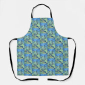 Allover Print Apron Zee Turtle #2 Schort (Voorkant)